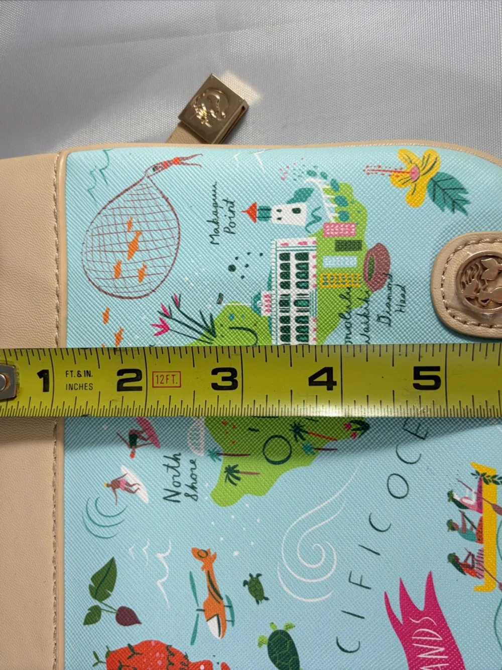 Spartina 449 Hawaiian Islands Zip Wristlet - Picture 9 of 10